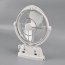 12V/24V Auto-Sensing Low-Power Draw Fan For Boats and RV White