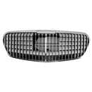 Chrome Front Bumper Grille Grill Fit Mercedes S class W223 S580 S680 2021-23
