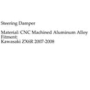 Kawasaki ZX6R 2007-2008 Motorcycle Steering Damper Stabilizer