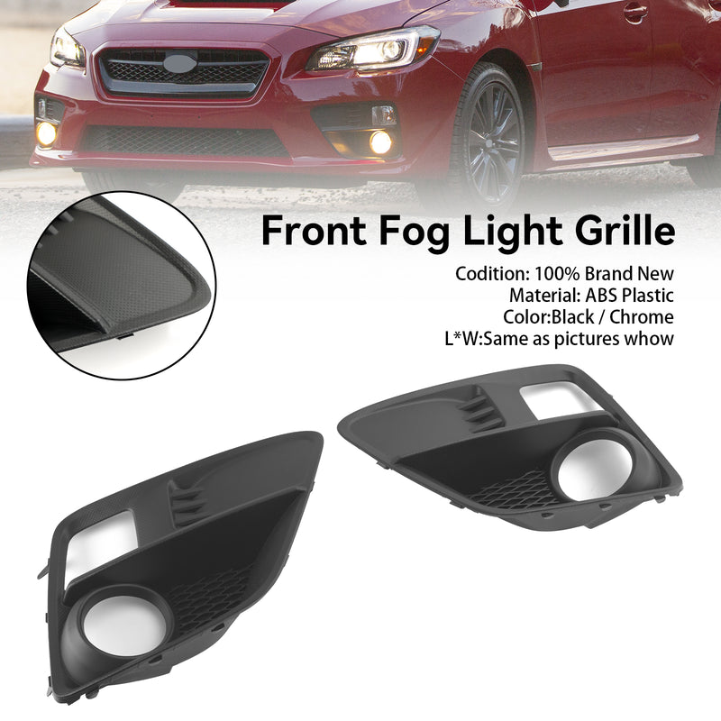 Subaru WRX & STi 2015-2017 2PCS Front Fog Light Cover Bezel Grille Grill
