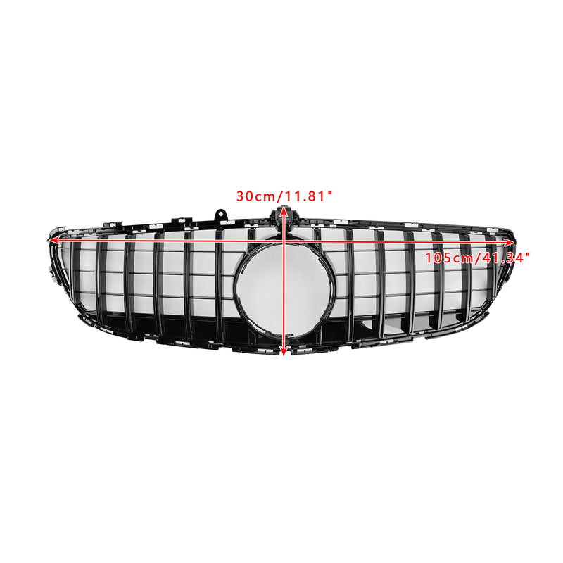 Front Bumper Grill Grille Fit Mercedes Benz CLS-Class W218 CLS350 2015-2018