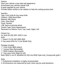 Front Bumper Grille Honeycomb Grill & Fog Light Cover Fit Audi Q5 2021-2025