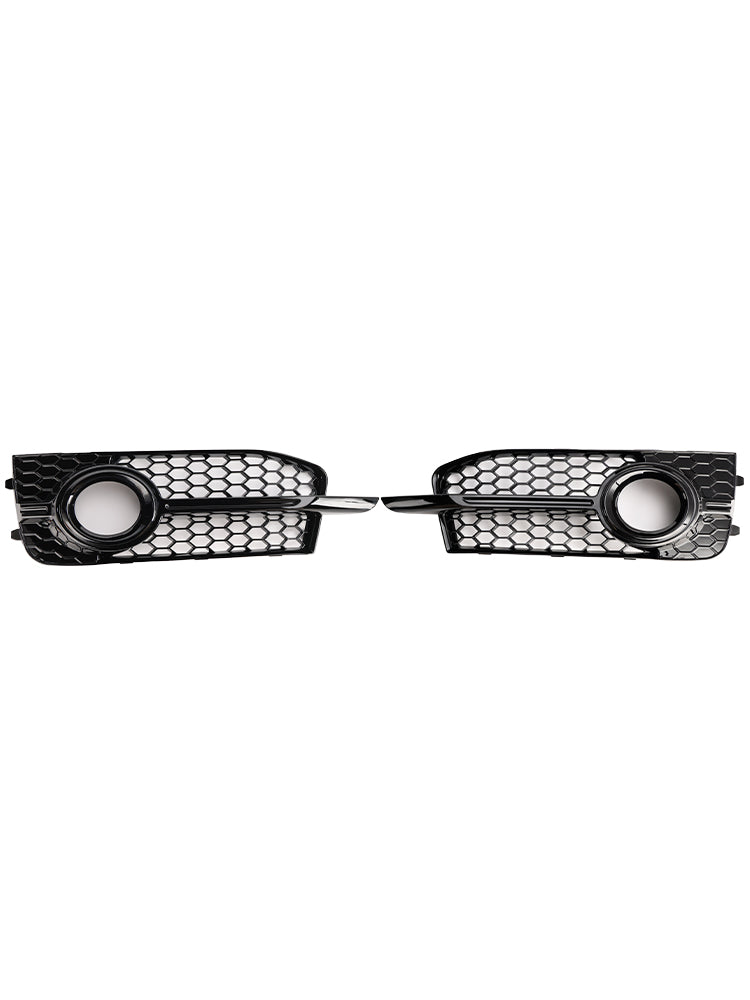 2PCS Front Bumper Fog Light Cover Grille Grill Fit Audi A1 S-Line 2011-2014