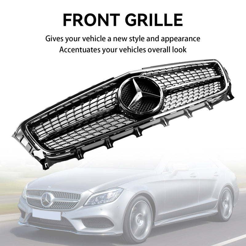 Front Grill Grille Fit Mercedes-Benz W218 CLS-Class ClS350/500/550 2011-2014