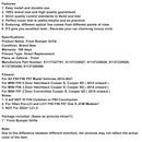 GP-Style Gloss Black Red Trim Front Grille Fit Mini Cooper F55 F56 F57 2014-2021