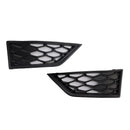 2012-2017 Seat Leon Cupra 5F Black Front Honeycomb Fog Light Grille Cover