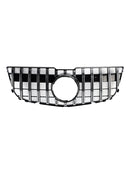 Front Grille Grill Mesh Chrome For Mercedes Benz GLK X204 2013-2015 GT