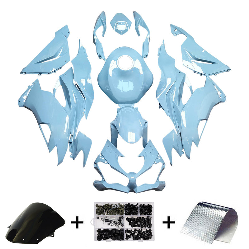 Injection Fairing Kit Bodywork Plastic ABS fit For Kawasaki ZX6R 2019-2023