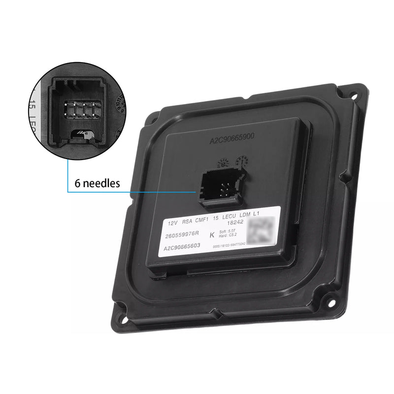LED Headlight Ballast Control Unit Module A2C90665603，260559976R