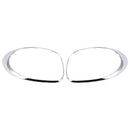 2014-2020 For Fiat 500L Left+Right Rear Taillight Lamp Trim Ring Chrome