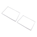 2 Pcs W10443315 Freezer Door Gasket for Kenmore Refrigerator W10571962 W10130894