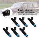 FJ570 6PCS Fuel Injector For 2000-2001Dodge RAM 1500/Durango 5.2L V8 04854181