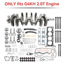 Kia KX3 (KC) 2015?C2019 G4KH 2.0T Engine Rebuild Kit w/ Crankshaft Con Rods Timing Kit