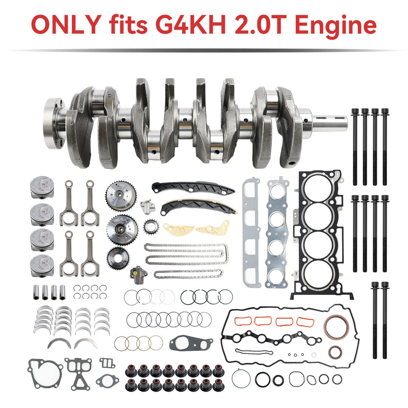 2021�C2022 Hyundai Creta (SU2r) G4KH 2.0T Engine Rebuild Kit w/ Crankshaft Con Rods Timing Kit