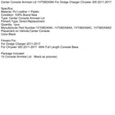 Center Console Armrest Lid 1VT06DX9AI For Dodge Charger Chrysler 300 2011-2017