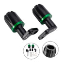 Cnc Anti-Crash Frame Sliders Protector Green For Kawasaki Zx-6R Zx 6R 2024-2025