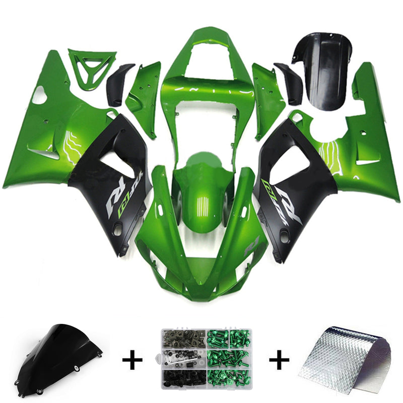 Amotopart Yamaha YZF 1000 R1 1998-1999 Fairing Kit Bodywork Plastic ABS