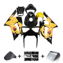 Injection Fairing Kit Bodywork Plastic ABS fit For Kawasaki ZX6R 636 2003-2004