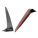 2011-2017 BMW X3 F25 Gloss Black Pair Rear Window Side Wing Spoiler