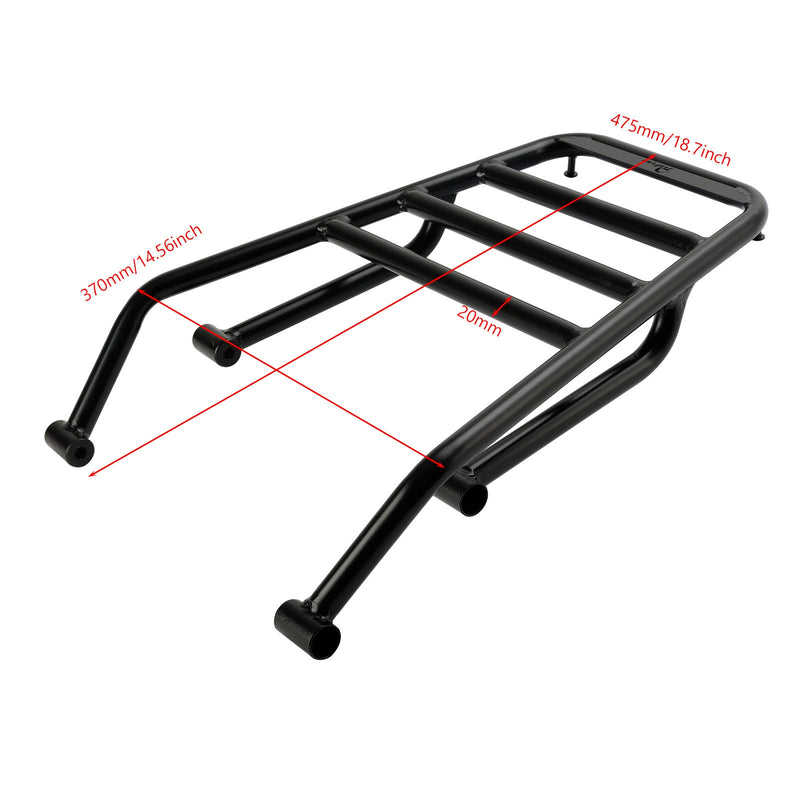 Black Rear Luggage Rack Carrier For Honda CL 250 300 500 Scrambler 2023 2024