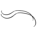 2PCS Roof Drip Molding Trim Left & Right Side Rubber For Nissan Altima 2013-2018