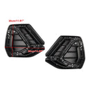 2PCS Gloss Black Front Bumper Grille Cover Fit Audi Q3 S-Line 2019-2022