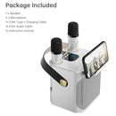 Wireless Bluetooth Speaker Dual Microphone Karaoke Home Theater All-in-One Audio