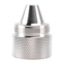 Stainless Steel Sealed End Cap 1.375x24 TPI 12Pcs for Cone Shaped Parts - 5/8-24 Hose Inlet