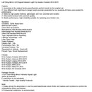 Left Wing Mirror LED Signal Indicator Light For Subaru Forester 2014-2015