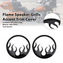 Flame Speaker Grills Accent Trim Cover For Touring Electra Glide Ultra Classic