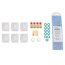 30Pcs TIG Welding Stubby Gas Lens Pyrex Cup Kit Fits For Tig WP-17/18/26 Torch