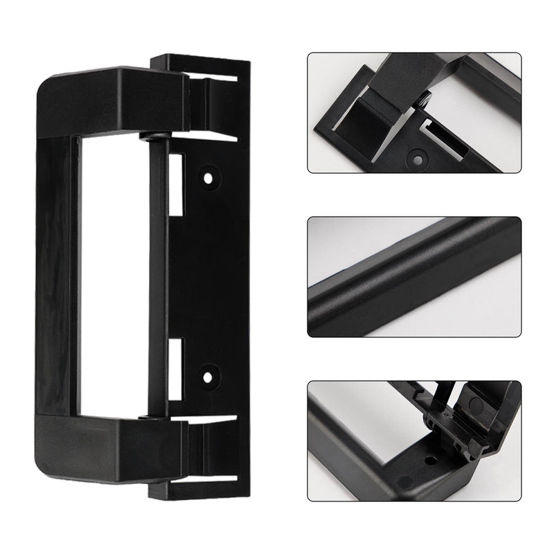 2��RV Refrigerator Door Handle Holder Grip Black Hardware For Dometic 3316882900