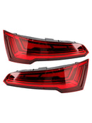 Left+Right Rear Tail Light Lamp LED For Audi Q5 MK2 FACELIFT 2021-2024 LED 5 PIN