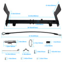 BX1139 Tow Bar Base Plate Bracket for Jeep Wrangler JL JLU All Models 2018-2025