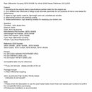 2013 INFINITI JX35 (L50) Rear Differential Coupling 387613KA0B