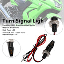12V LED Turn Signal Indicator Light 8mm Universal Motorcycle For Yamaha