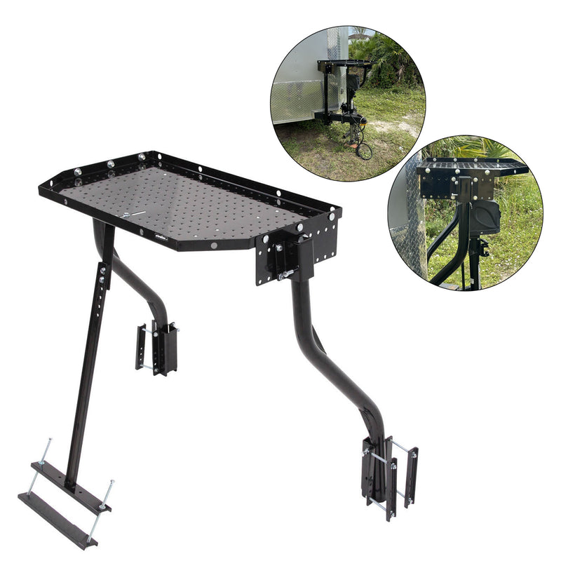 A-Frame Cargo Carrier For Outdoor and Generator Storage For RV Trailer Tray