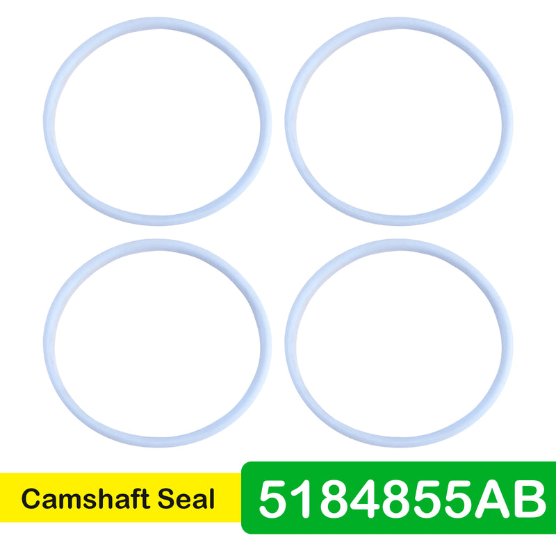 4pc 5184855AB Camshaft Seals Left or Right for Chrysler for Dodge 3.6L