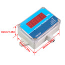 DC 8-24V Hall Tachometer Digital LED Motor Speed Meter Tester IP68 Waterproof