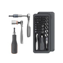 Compact and Portable 41-Pieces Mini Ratchet and Screwdriver Set Polycarbonate and Alloy Steel