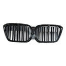 BMW IX3 G08 LCI 2022+ Double Slat Gloss Black Front Kidney Grill Grille