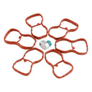 6PCS Intake Manifold Gasket 1167807480 Fit BMW E90-93 F10 F11 F07 X5 X6 N57