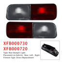 2003-2004 Land Rover Discovery 2 Left+Right Rear Bumper Light Reverse Fog Lamp