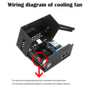 Orange pi 5 Plus metal cooling case with fan and external antenna WIFI
