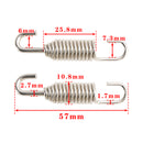 Motorcycle Dirt Bike Stainless Steel Swivel End Exhaust Springs X 10 - 57mm