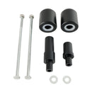 Crash Bobbin Protector Slider Aluminum Black For Kawasaki Z650 Ninja 650 17-23