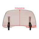 Universal Adjustable Windshield Clip On Wind Screen Deflector Extension Spoiler