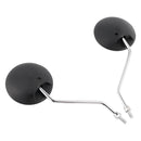 Black Round Mirror Set For Honda NA NC NQ NX SE TG50 Express Spree Gyro Elite 50