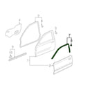 1996-2000 Honda 3D CIVIC EK9 EK2-3 EK4 Left+Right Door Sub Seal Set Rubber