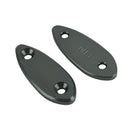CNC Black Mirror Block Off Plates For Kawasaki Ninja 250 / 300 / 400 / 650 13-22